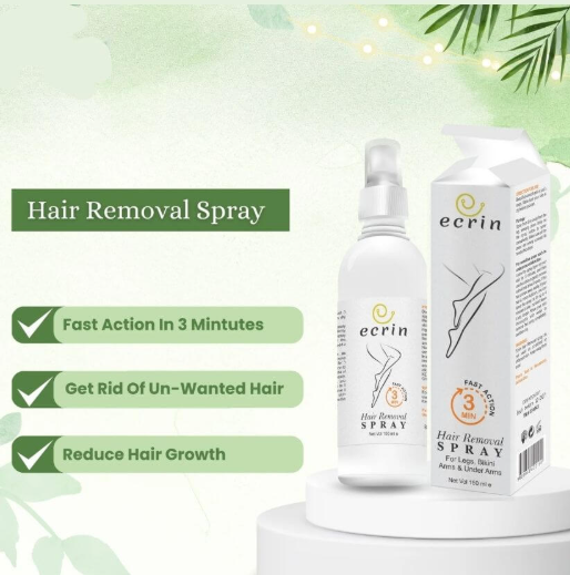 Instant Hair Removal Spray – Painless, Fast-Acting Formula | No Shaving or Waxing Needed