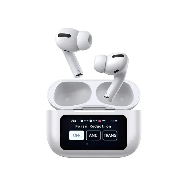 A9 Pro ANC Earbuds – Fifth Gen with Smart Screen, Noise Cancellation, & In-Ear Detection | Bluetooth 5.4