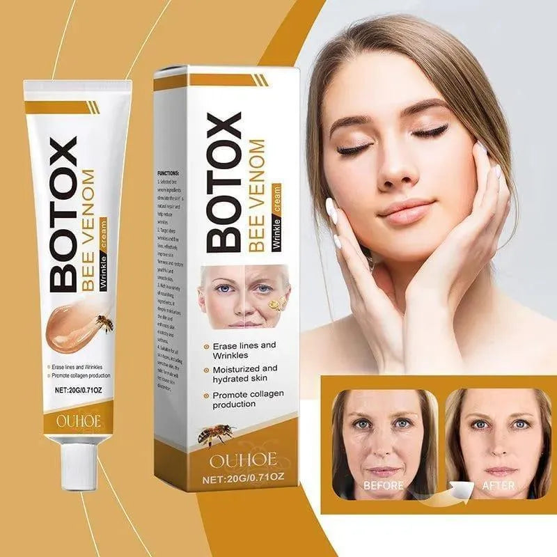 Botox Bee Venom Wrinkle Cream – Anti-Aging, Collagen Boost & Brightening Face Cream | Smooth Skin & Wrinkle Reduction Formula (50ml)