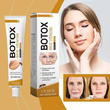 Botox Bee Venom Wrinkle Cream – Anti-Aging, Collagen Boost & Brightening Face Cream | Smooth Skin & Wrinkle Reduction Formula (50ml)