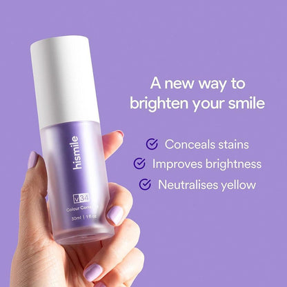 V34 Purple Colour Corrector Serum – 30ml Teeth Whitening Toothpaste