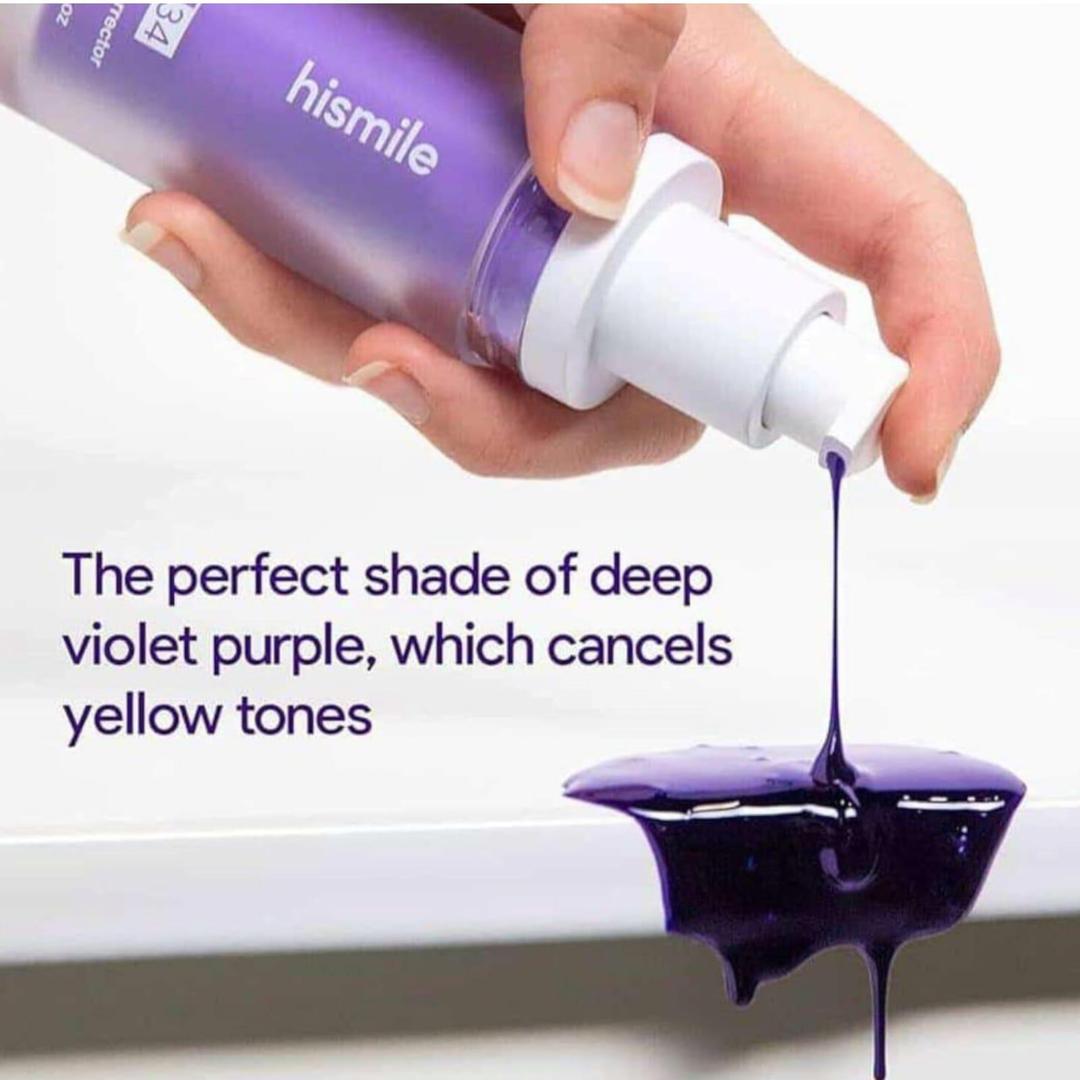 V34 Purple Colour Corrector Serum – 30ml Teeth Whitening Toothpaste