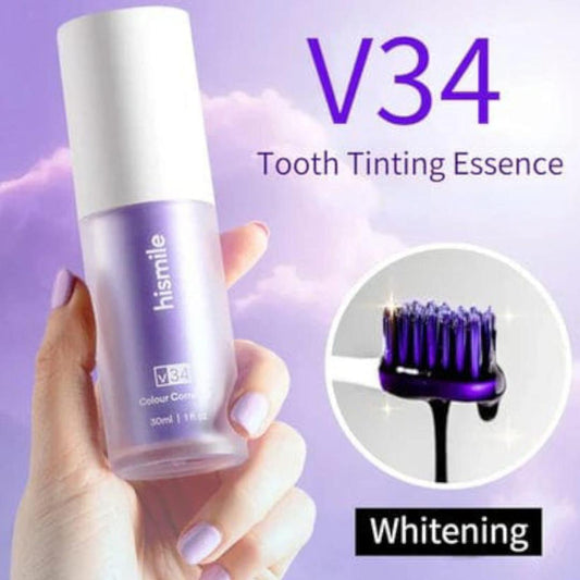 V34 Purple Colour Corrector Serum – 30ml Teeth Whitening Toothpaste