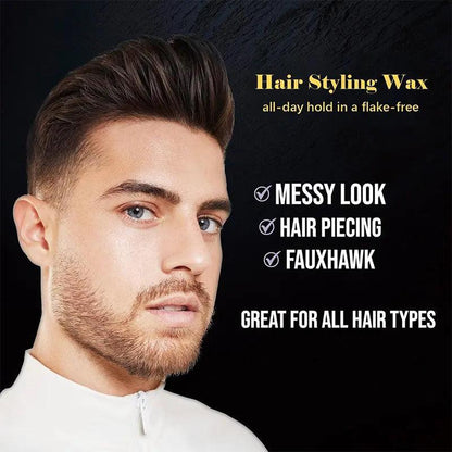 Premium Hair Styling Wax 130g – Strong Hold, Volume Boost & Natural Shine | For All Hair Types (1 Pcs)