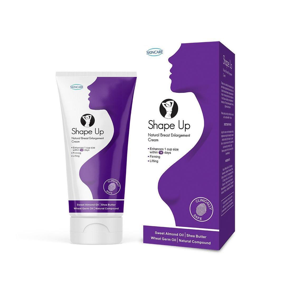 Shape Up Breast Cream – Natural Breast Enlargement & Firming Solution for Fuller, Rounder & Sexier Curves
