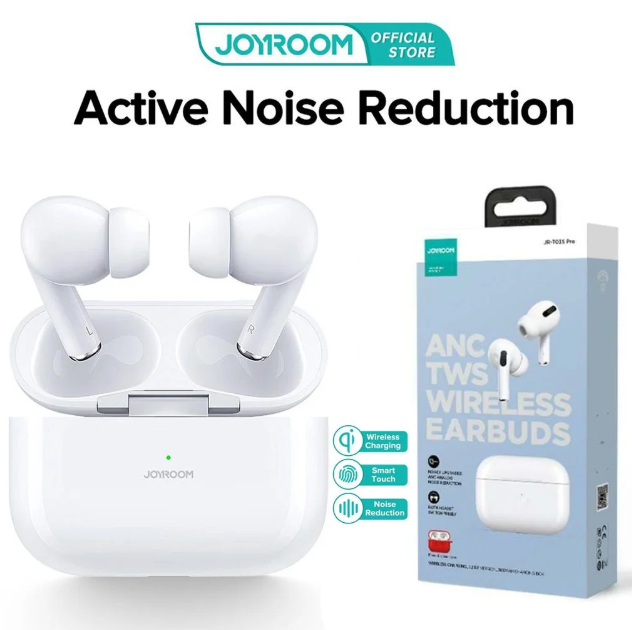 JOYROOM JR-T03S Pro Bluetooth Earbuds – Hi-Fi Audio, ANC, Deep Bass, Fast Charging