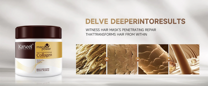 Karseell Collagen Hair Mask – Maca Essence Repair for Dry Frizzy Hair | 500ml