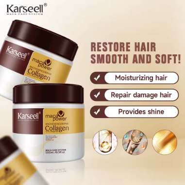 Karseell™ Maca Essence Collagen Hair Repair Mask – 500ml