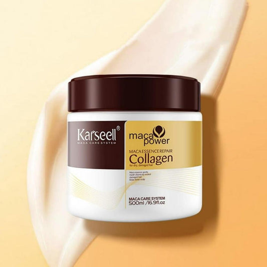 Karseell Collagen Hair Mask – Maca Essence Repair for Dry Frizzy Hair | 500ml