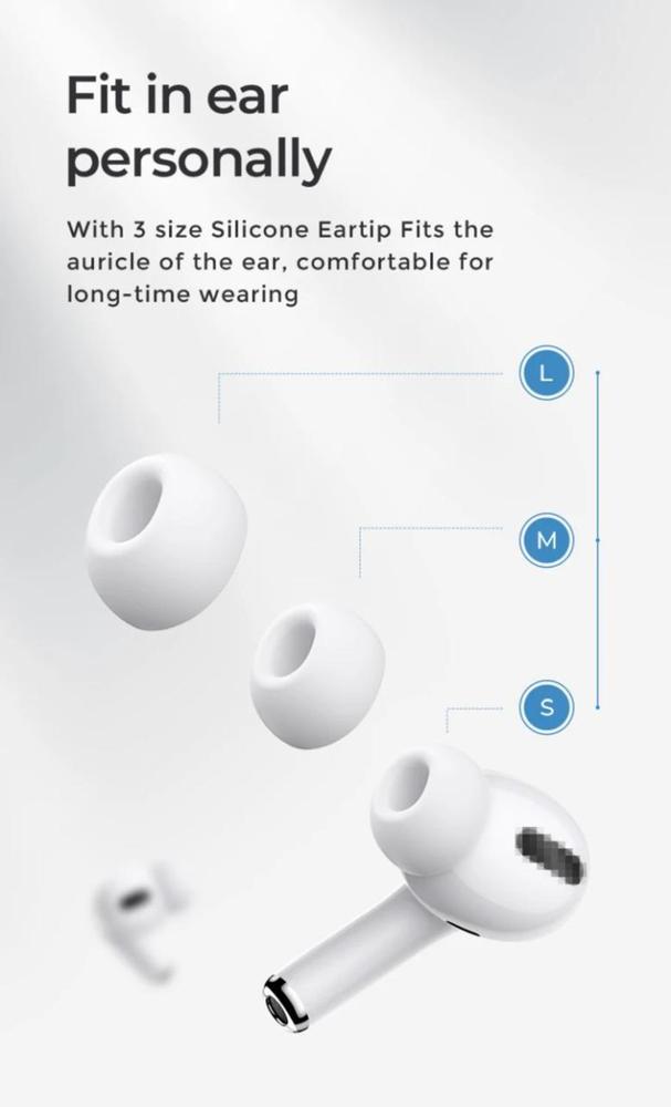 JOYROOM JR-T03S Pro Bluetooth Earbuds – Hi-Fi Audio, ANC, Deep Bass, Fast Charging