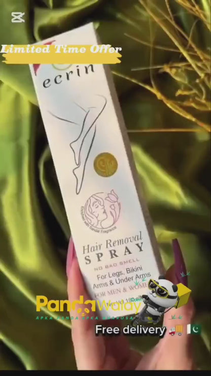 Instant Hair Removal Spray – Painless, Fast-Acting Formula | No Shaving or Waxing Needed